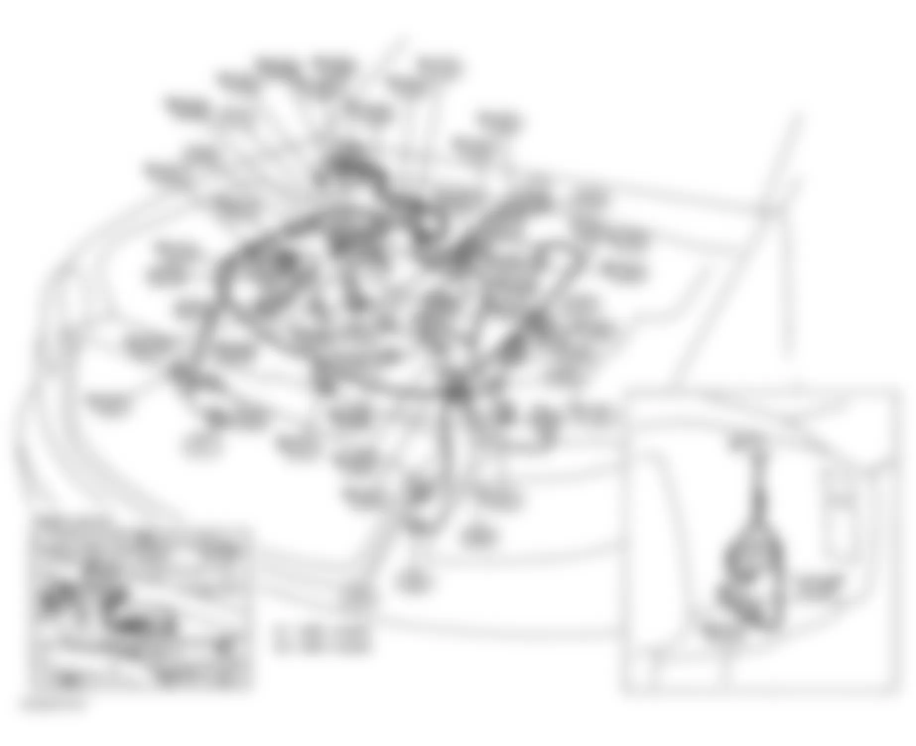 Infiniti FX35 2005 - Component Locations -  Engine (3.5L)