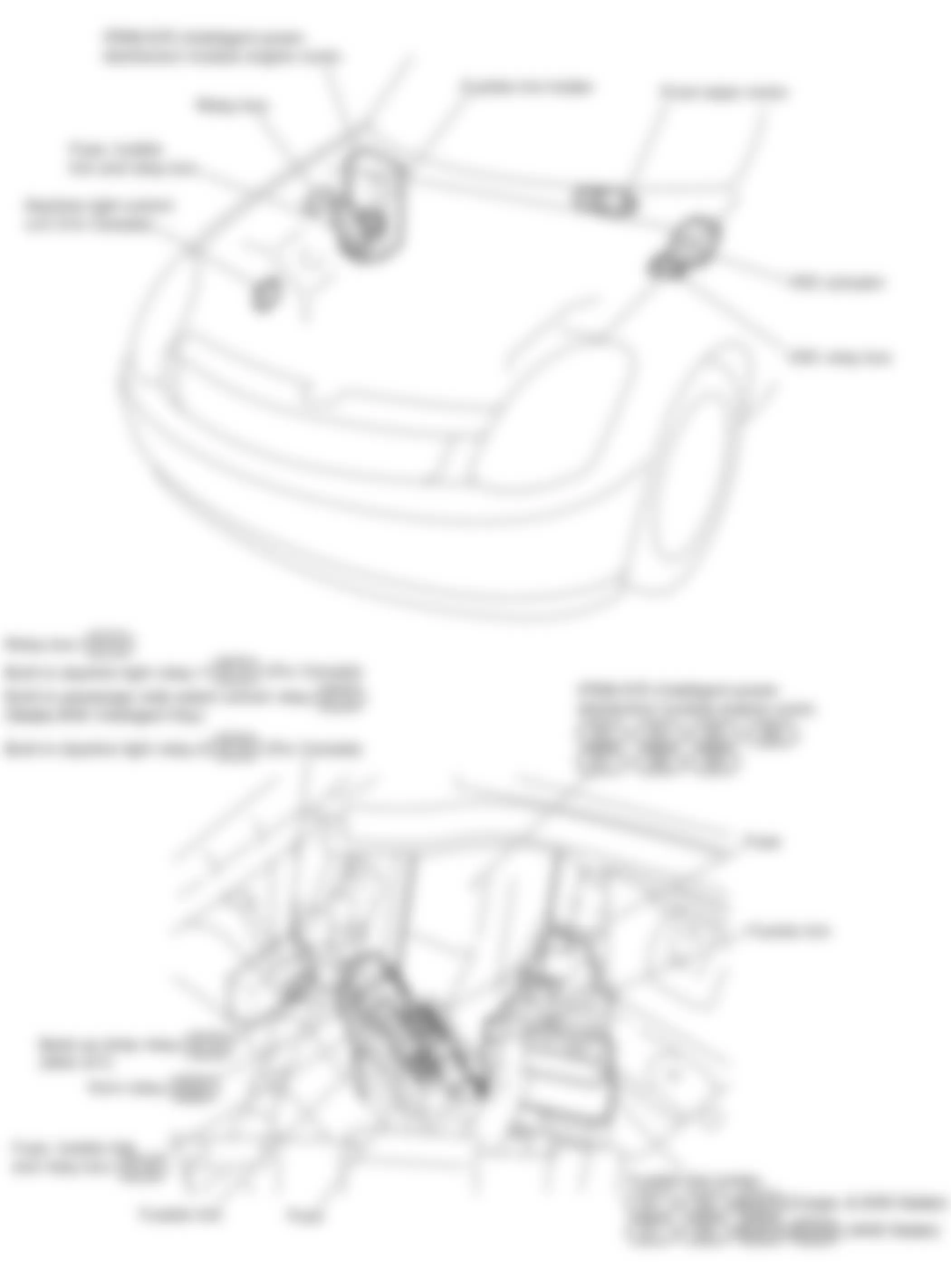 Infiniti G35 2005 - Component Locations -  Locating Engine Compartment IPDM E/R, Fuse, Fuse Fusible Link & Relay Boxes