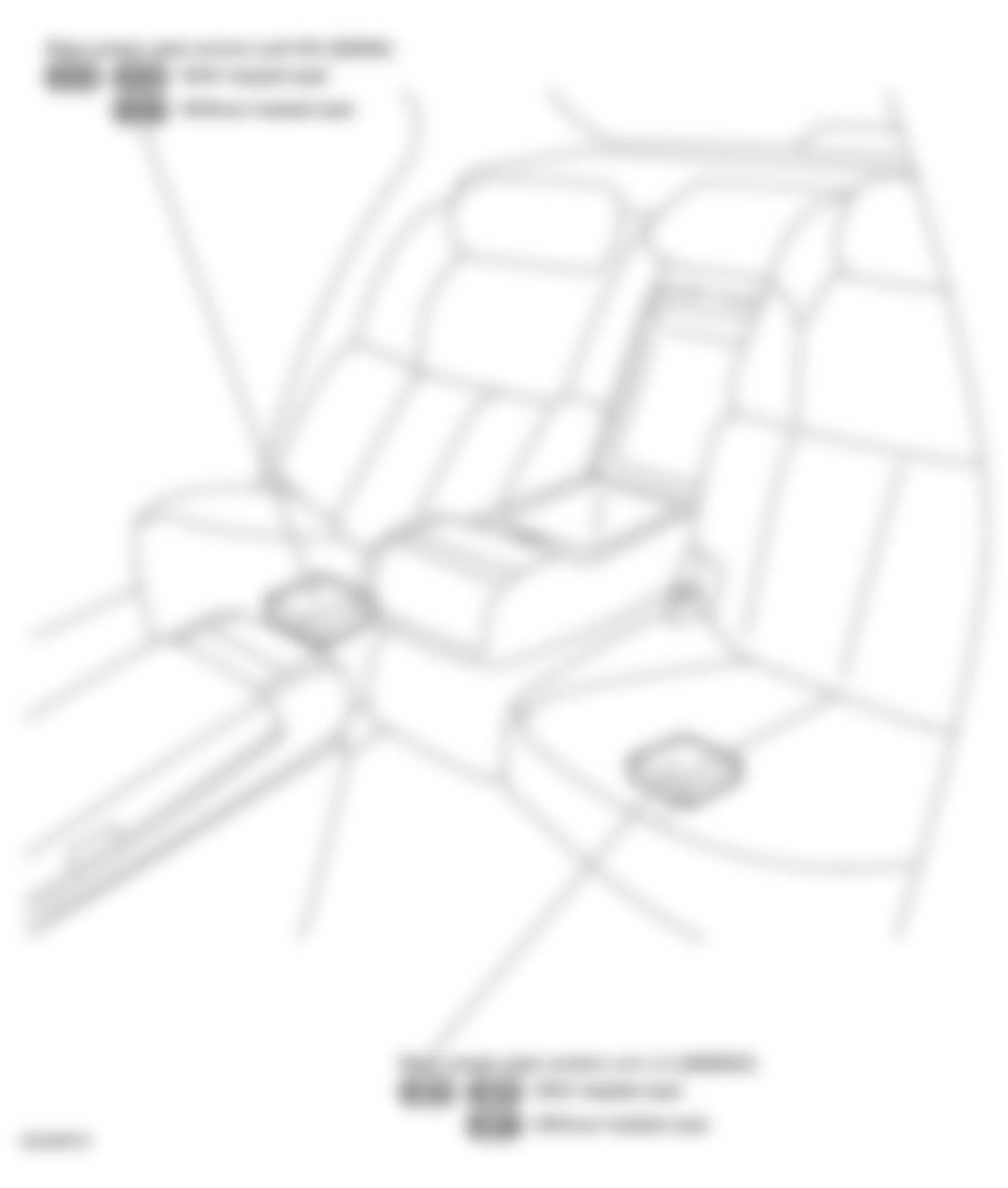 Infiniti Q45 2005 - Component Locations -  Rear Seats