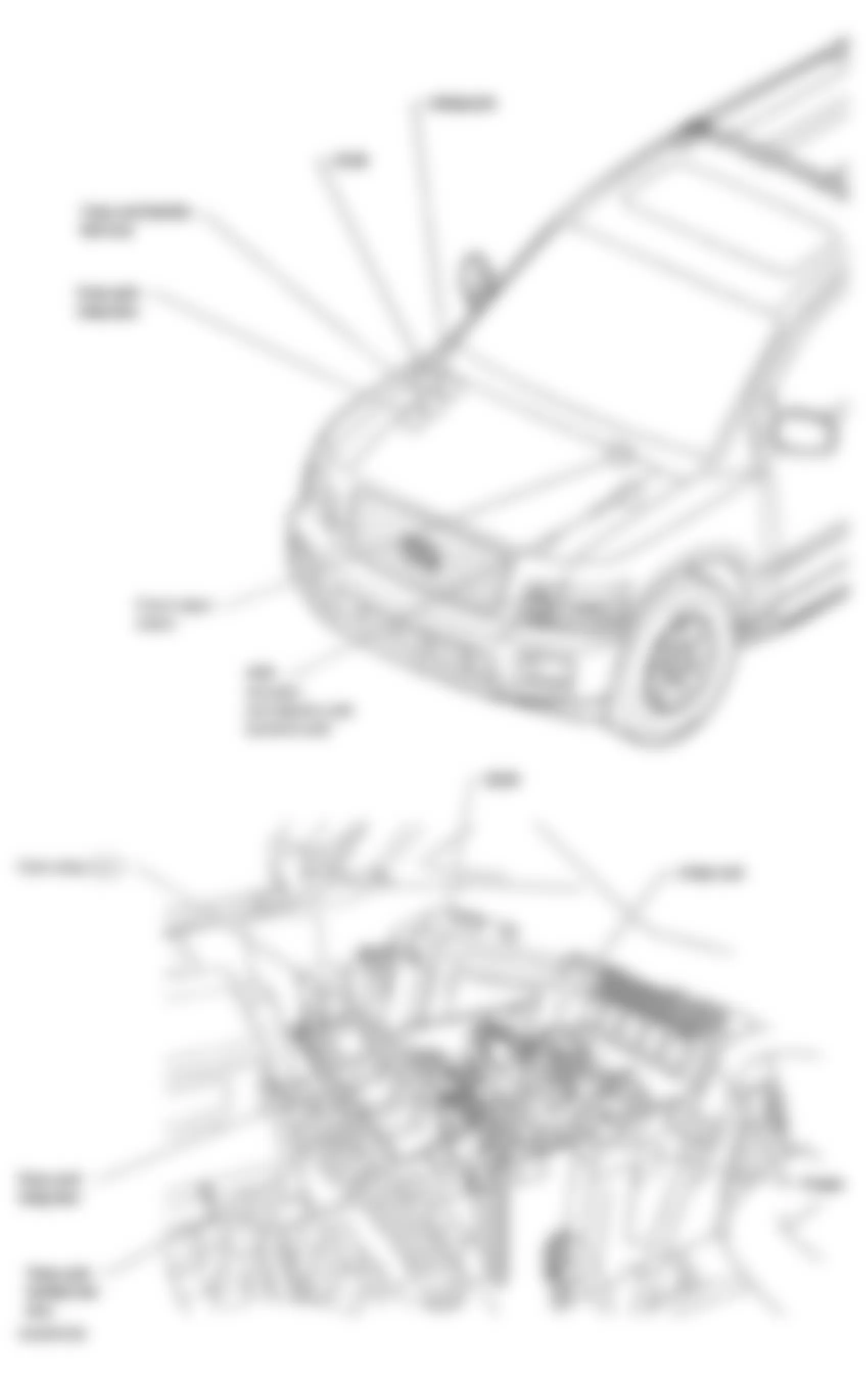 Infiniti QX56 2005 - Component Locations -  Identifying Engine Compartment Electrical Units