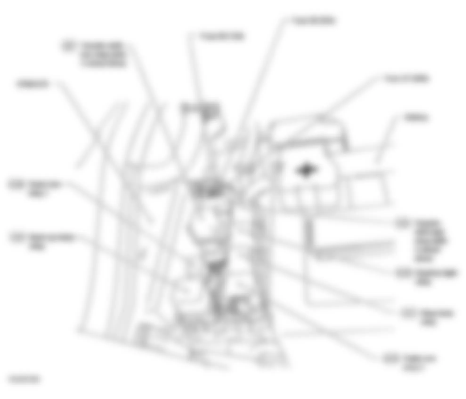 Infiniti QX56 2005 - Component Locations -  Identifying Fuse And Relay Box Terminal Arrangement