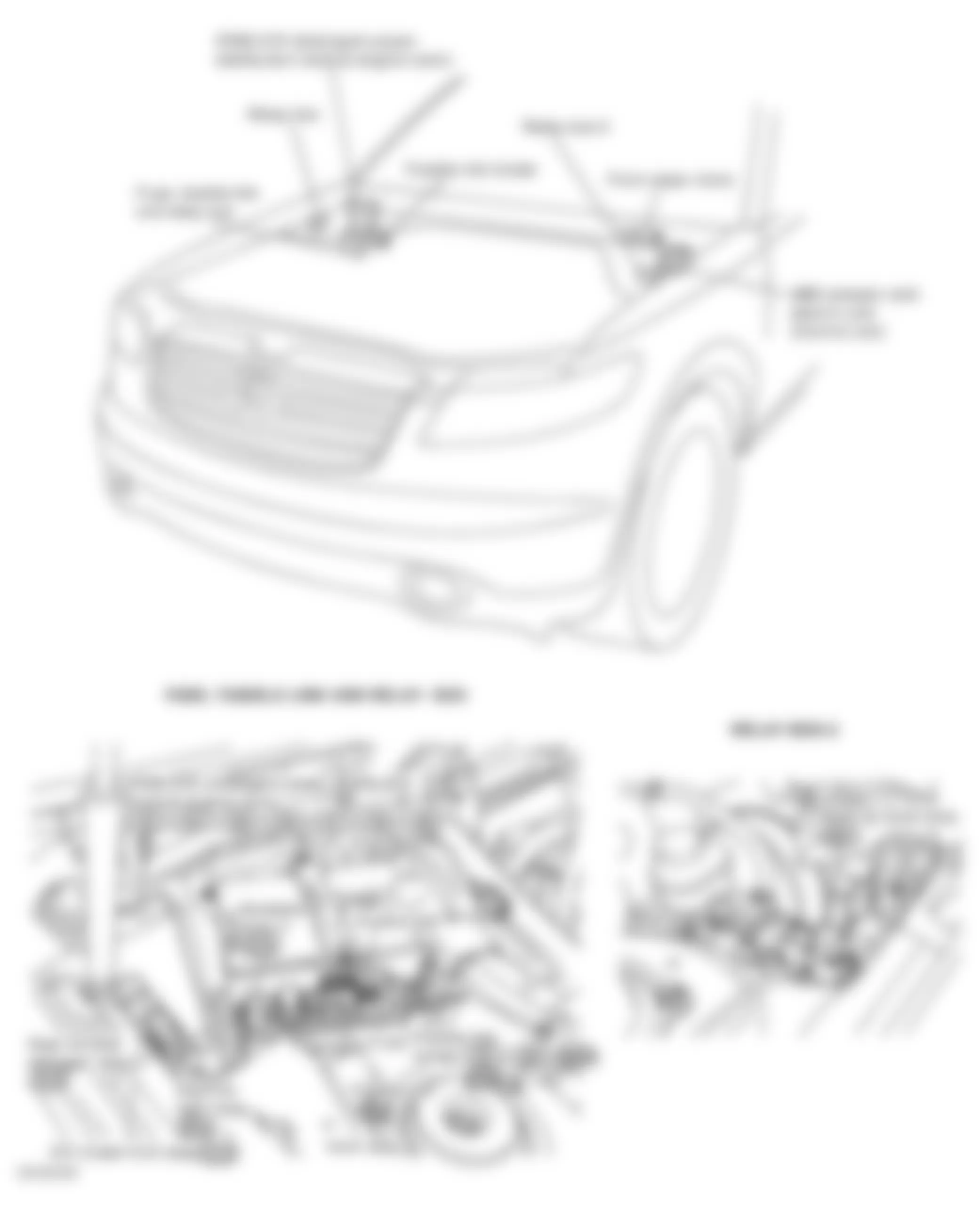 Infiniti FX35 2006 - Component Locations -  Rear Of Engine Compartment