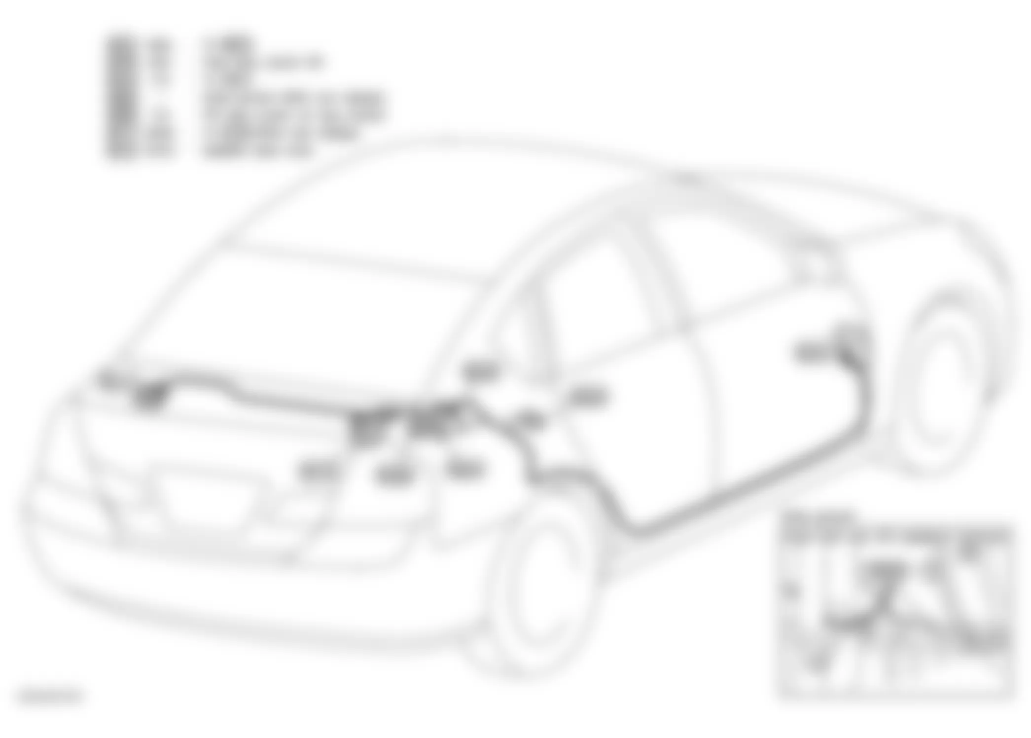 Infiniti M35 2006 - Component Locations -  Right Rear Of Vehicle