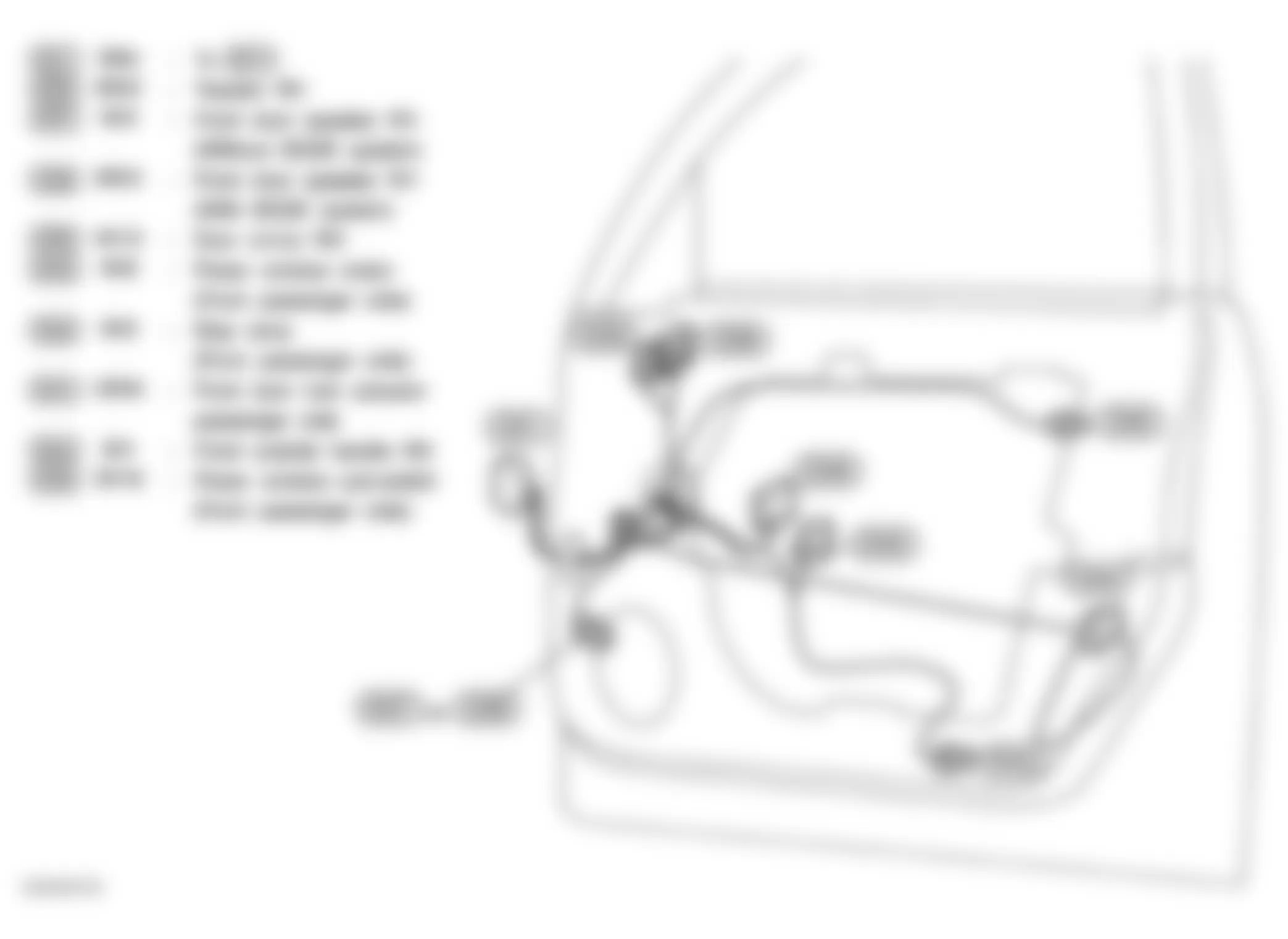 Infiniti M35 2006 - Component Locations -  Right Front Door