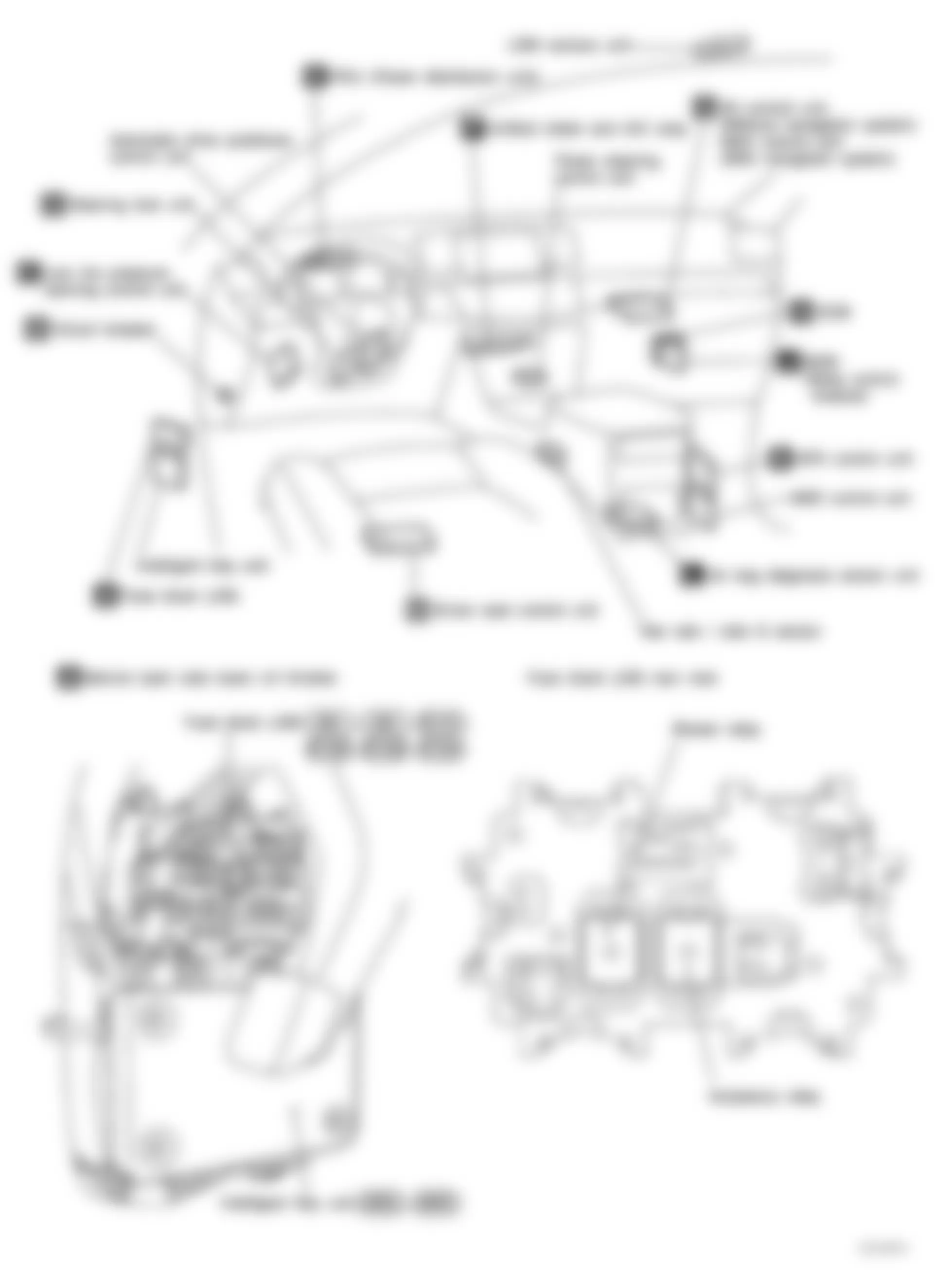 Infiniti M35 2006 - Component Locations -  Identifying Electrical Units Location - Passenger Compartment