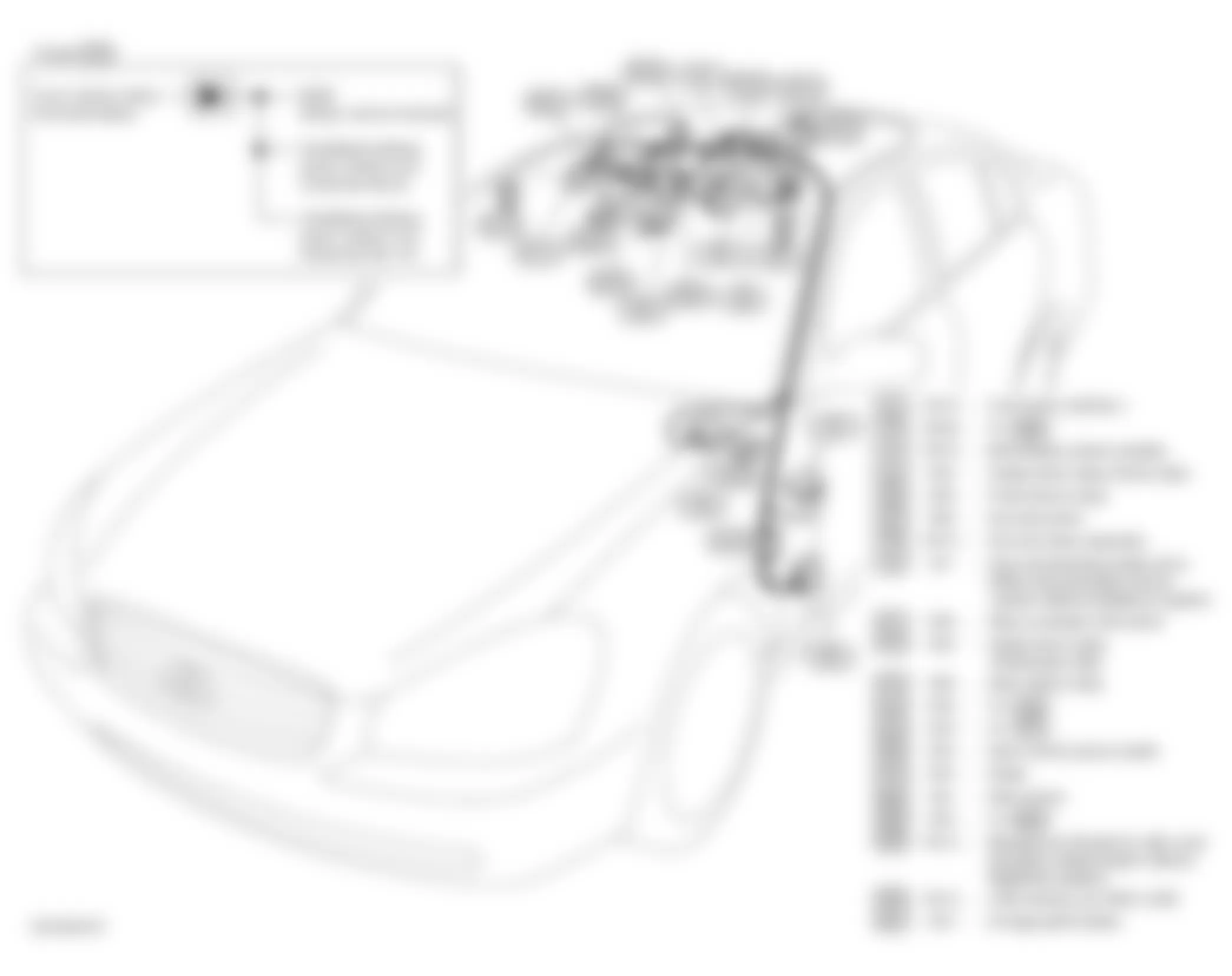 Infiniti Q45 Sport 2006 - Component Locations -  Vehicle Overview