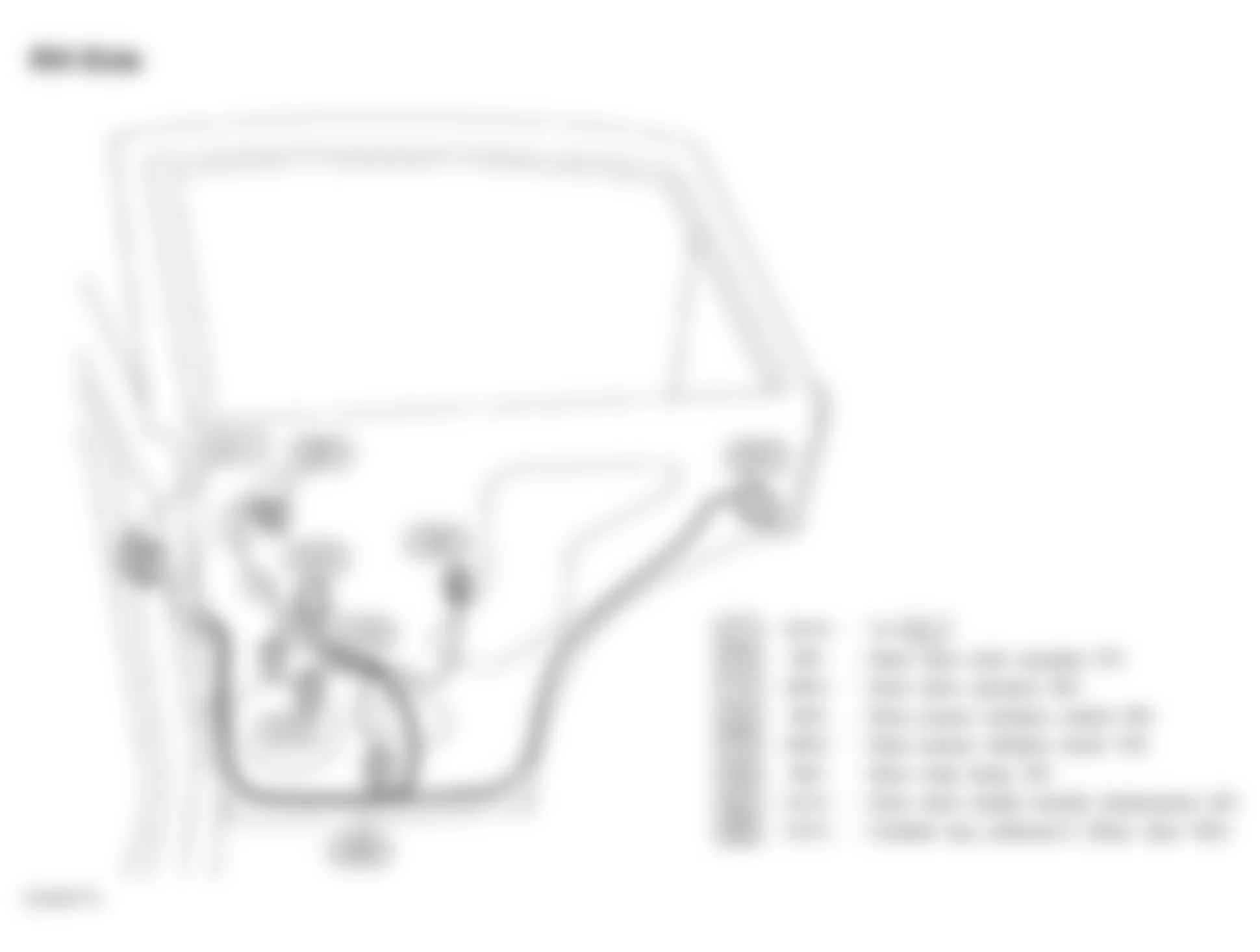 Infiniti FX35 2007 - Component Locations -  Right Rear Door