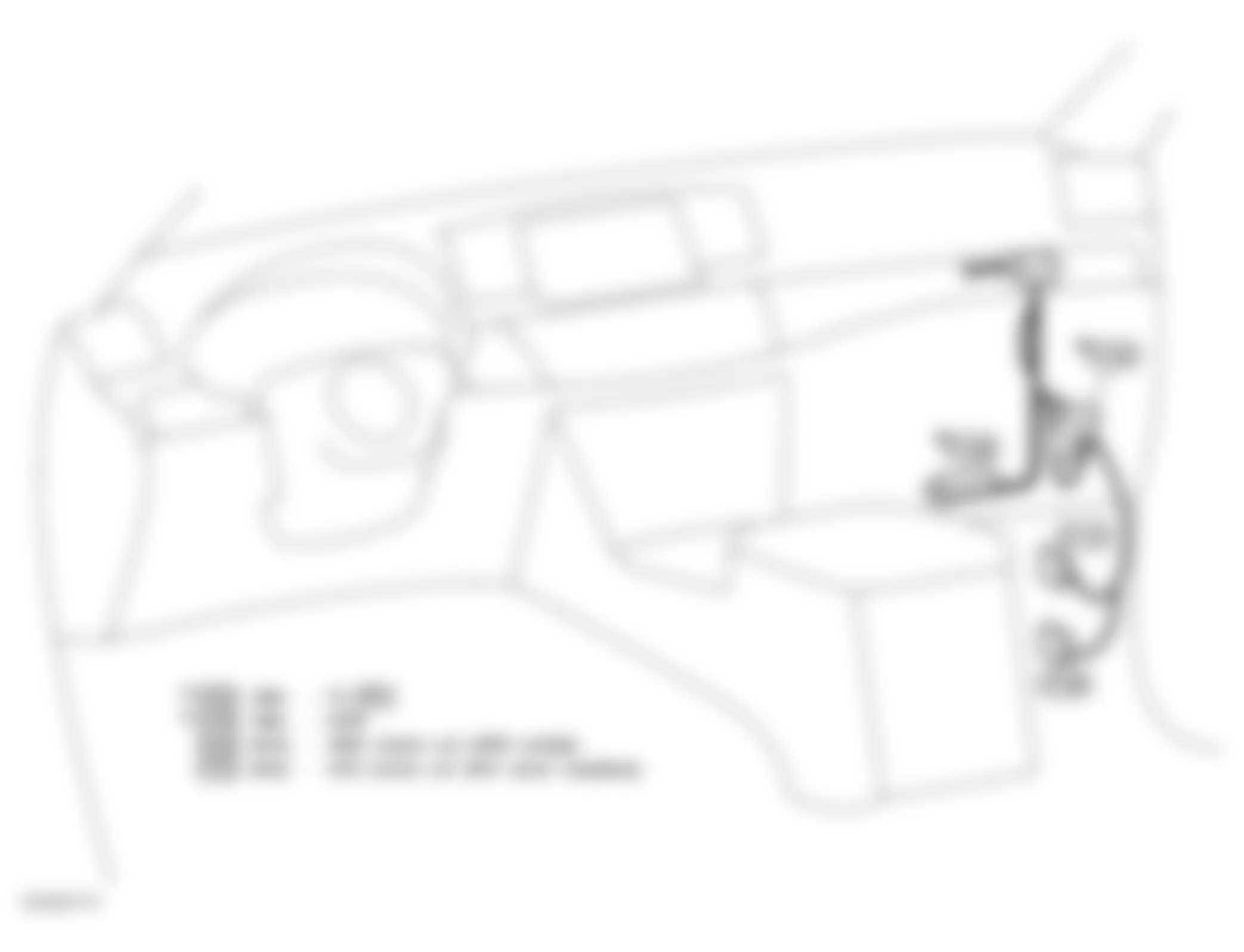 Infiniti M35 2007 - Component Locations -  Right Kick Panel (3.5L)
