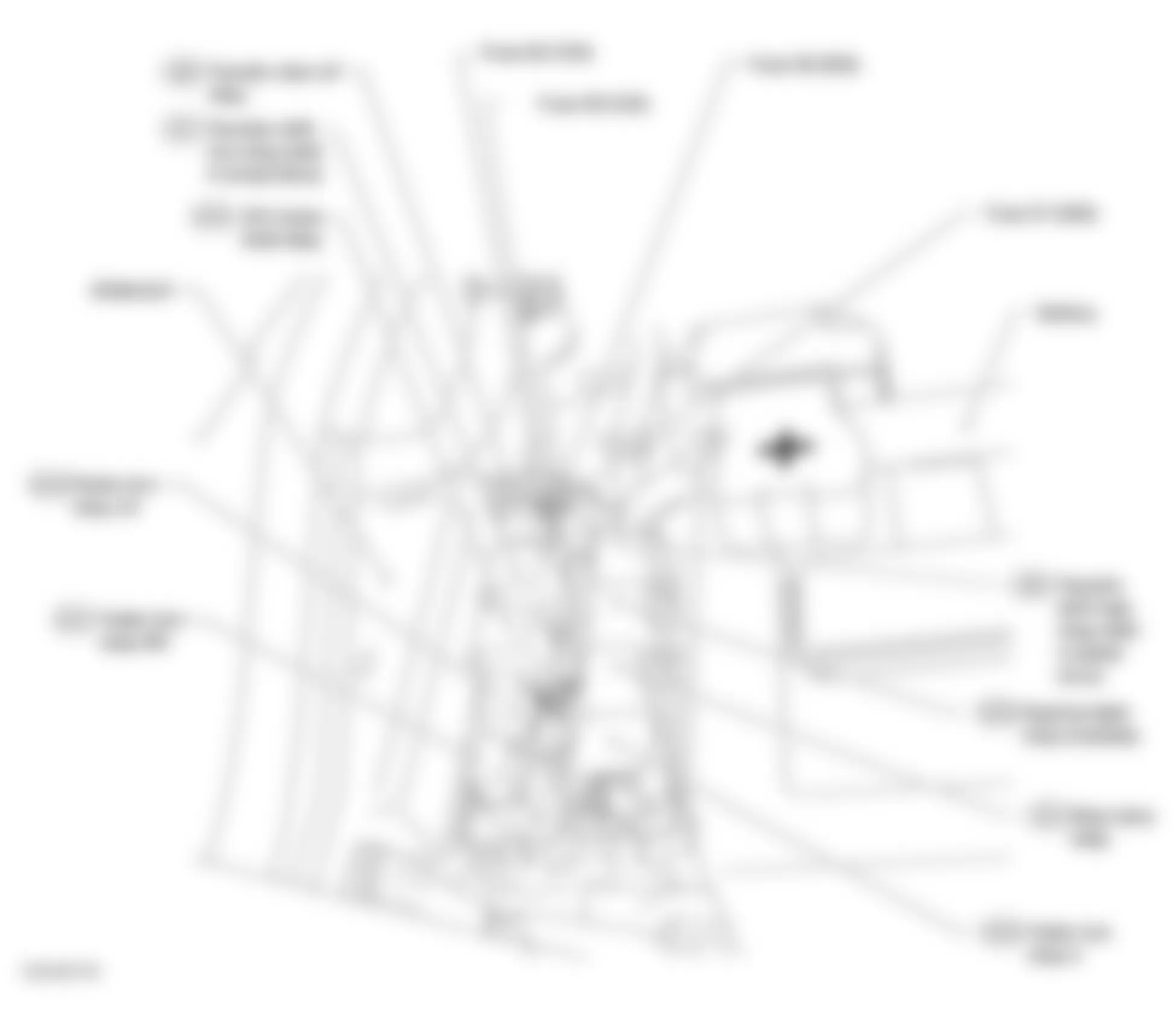 Infiniti QX56 2009 - Component Locations -  Identifying Fuse And Relay Box Terminal Arrangement