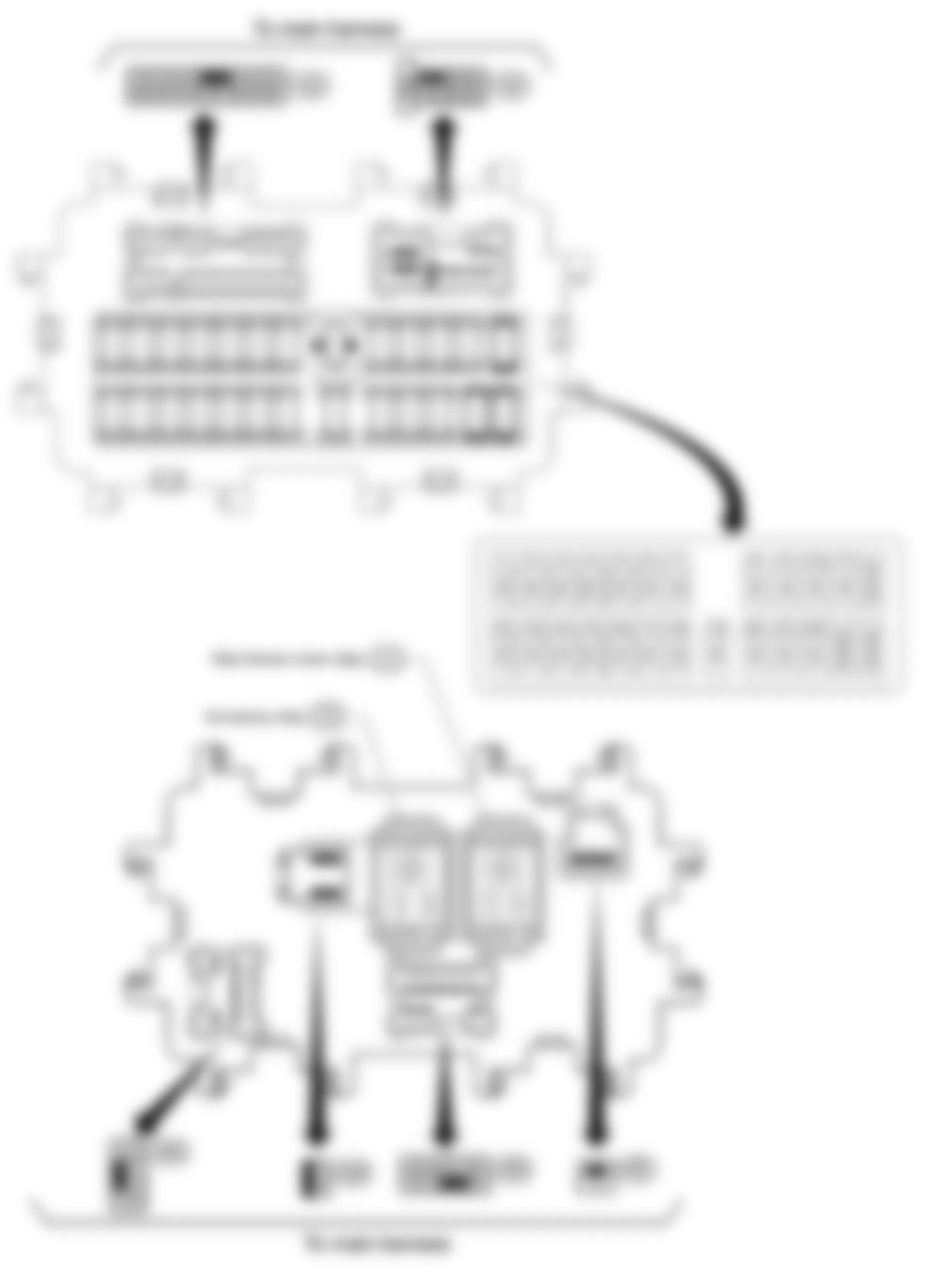 Infiniti QX56 2009 - Component Locations -  Identifying Terminal Arrangement - Fuse Block/Junction Box (J/B)