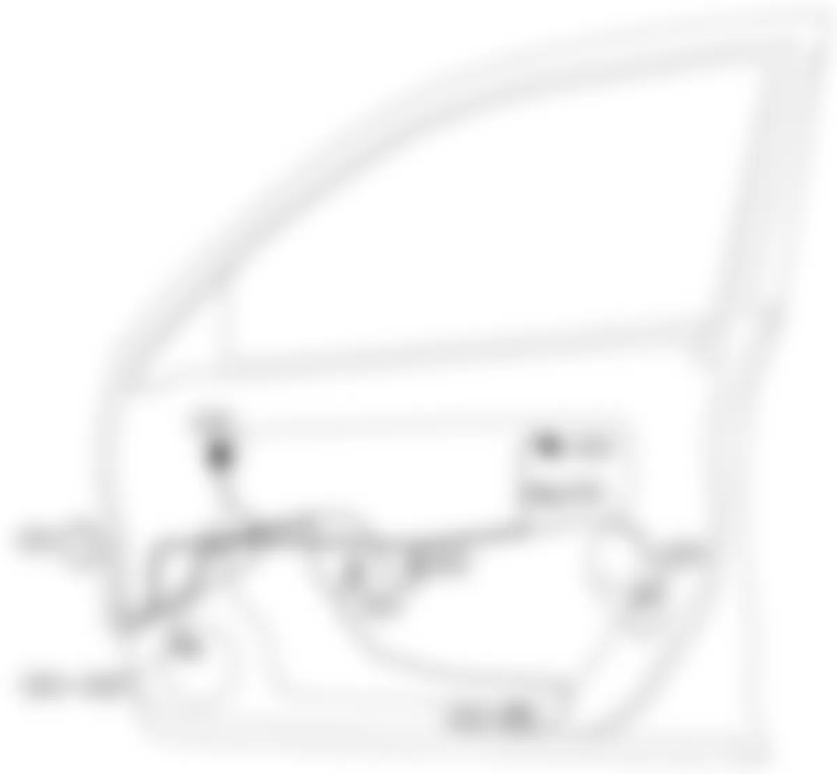 Infiniti EX35 Journey 2010 - Component Locations - Front Passengers Door