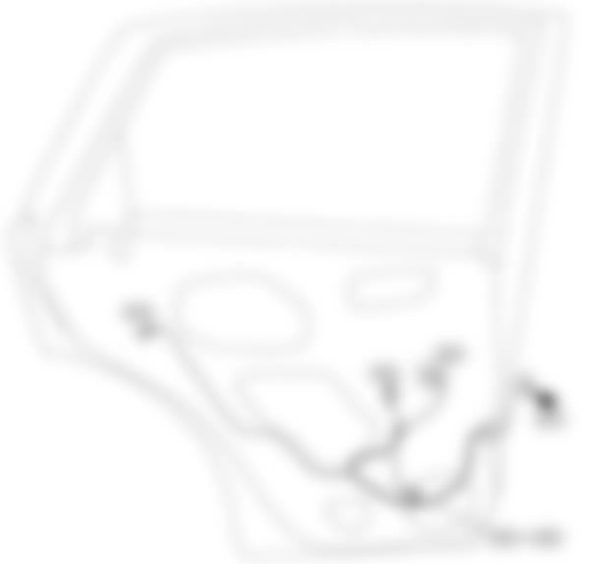 Infiniti EX35 Journey 2010 - Component Locations - Left Rear Door