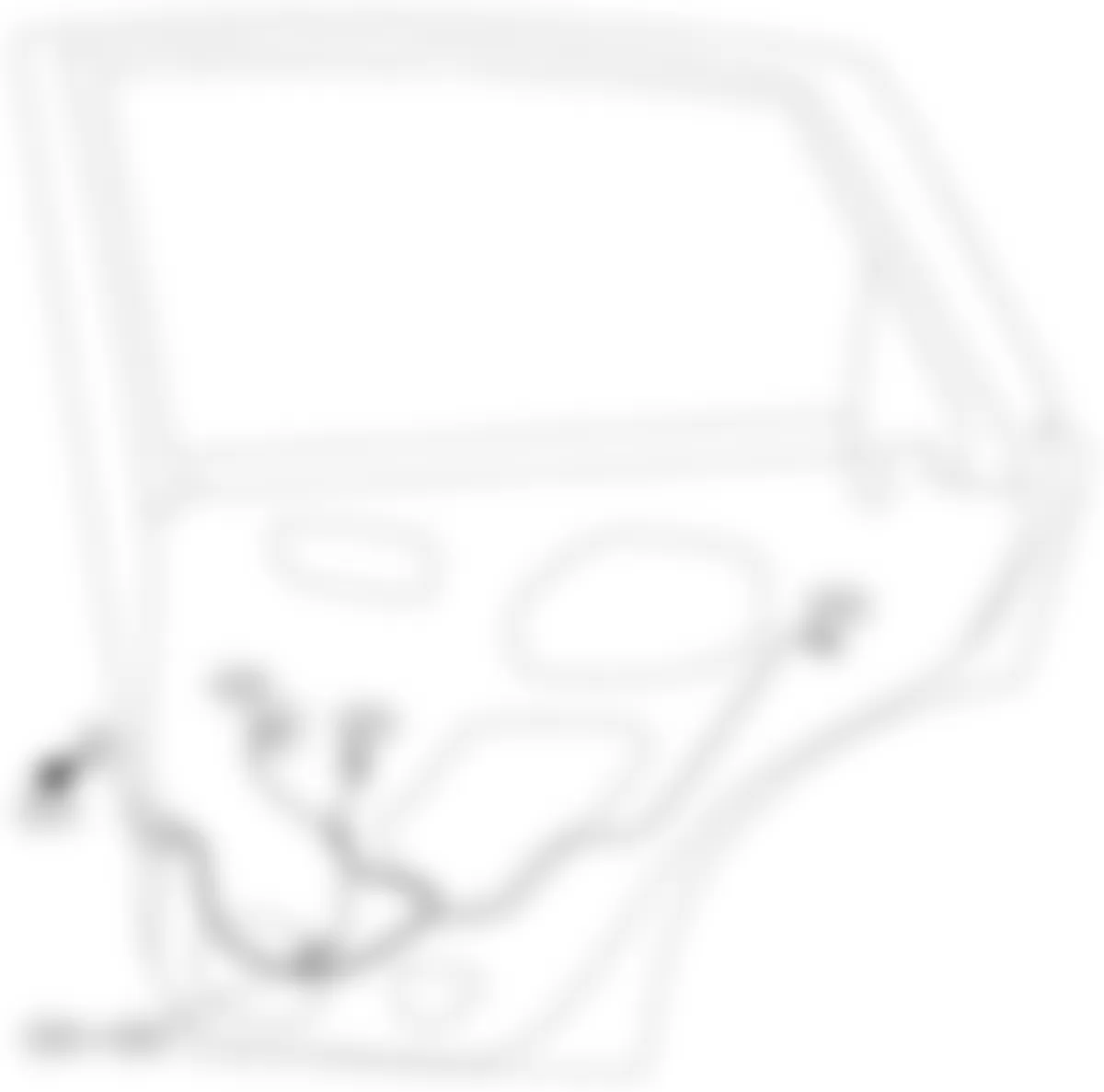 Infiniti EX35 Journey 2010 - Component Locations - Right Rear Door