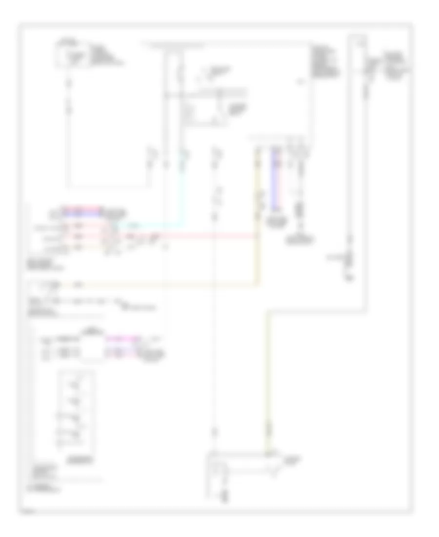 Starting Wiring Diagram for Infiniti Q50 Hybrid Premium 2014