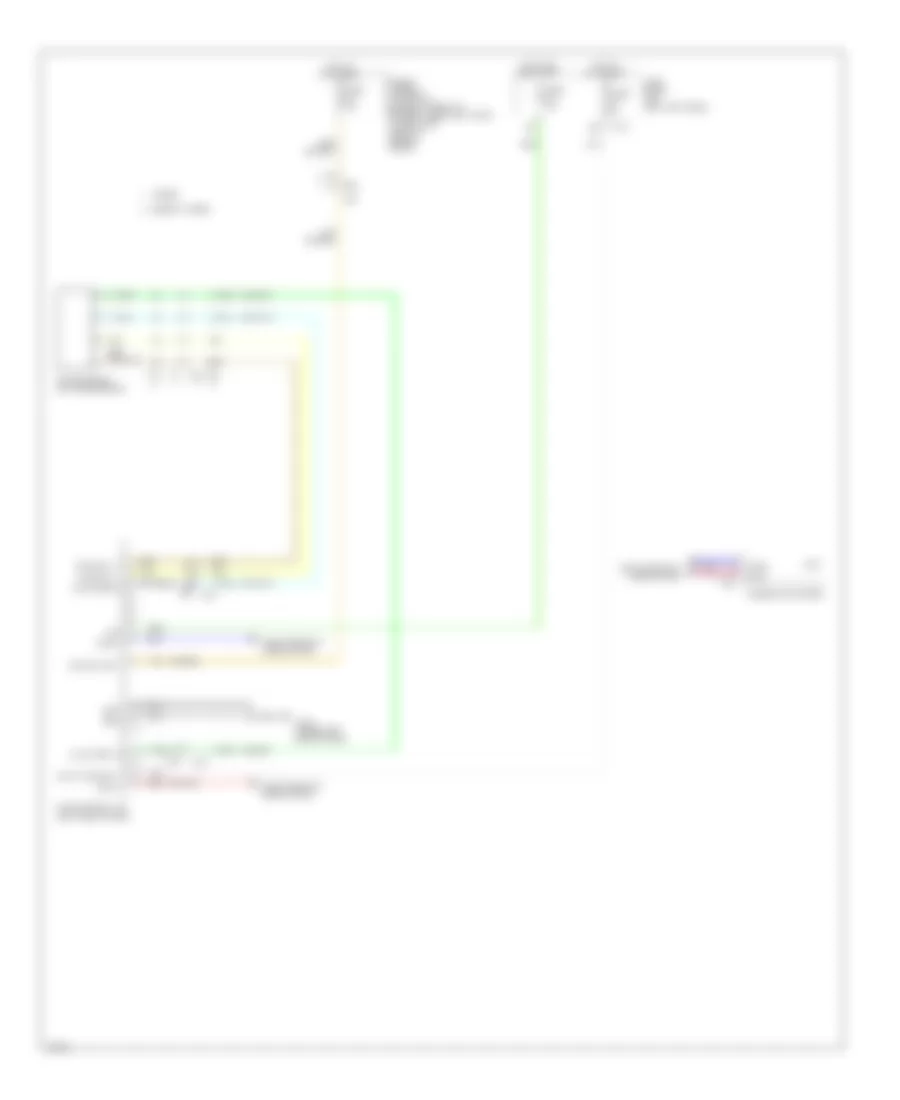 AWD Wiring Diagram for Infiniti Q50 Hybrid Premium 2014