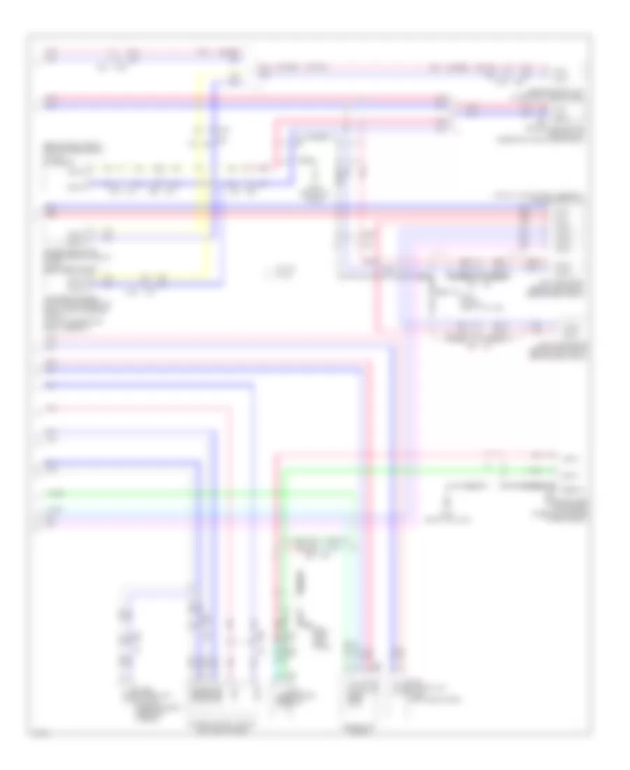 Computer Data Lines Wiring Diagram, Except Hybrid (3 of 3) for Infiniti Q50 Hybrid Premium 2014
