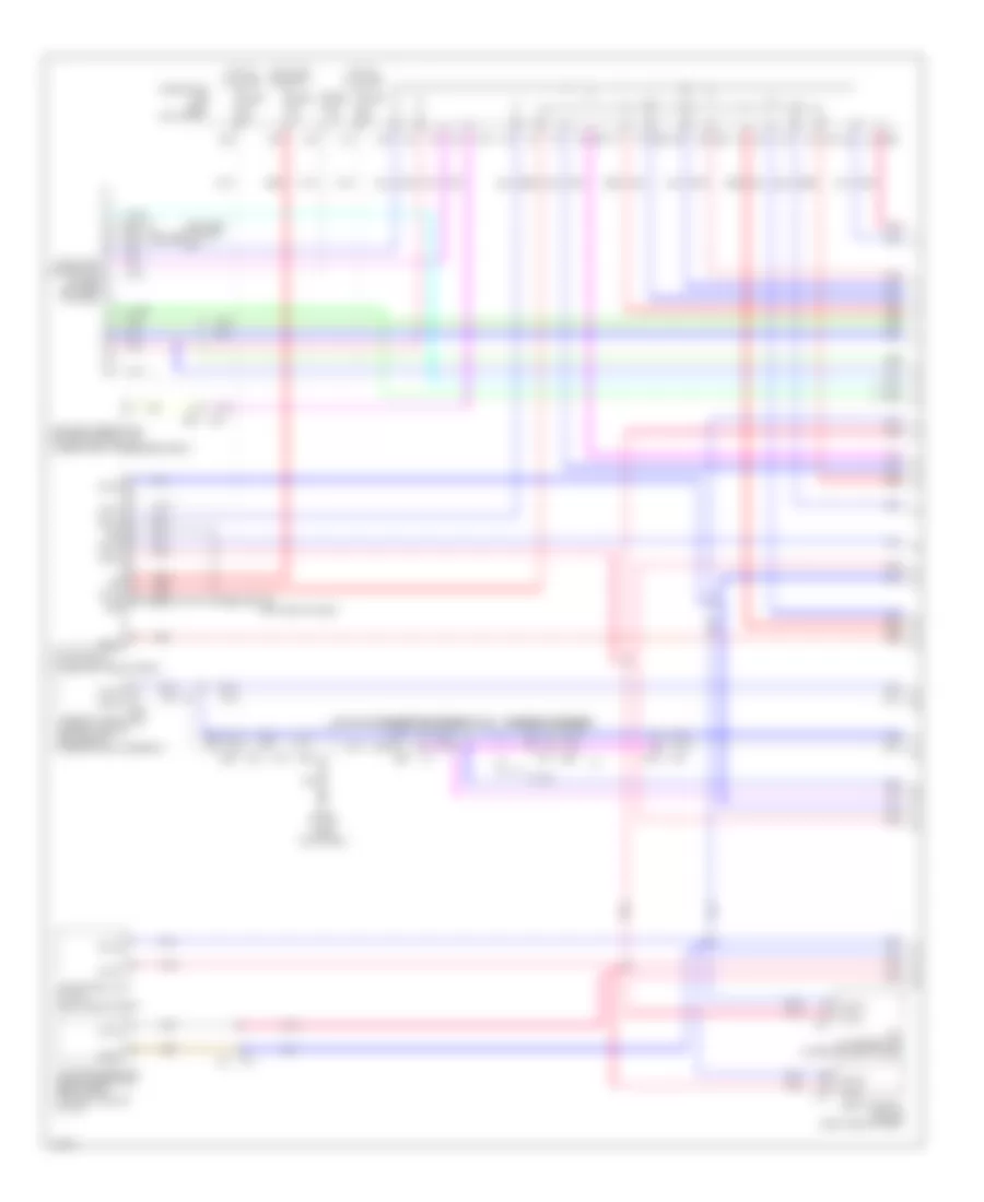 Computer Data Lines Wiring Diagram, Hybrid (1 of 3) for Infiniti Q50 Hybrid Premium 2014