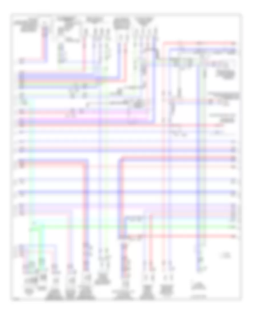 Computer Data Lines Wiring Diagram, Hybrid (2 of 3) for Infiniti Q50 Hybrid Premium 2014