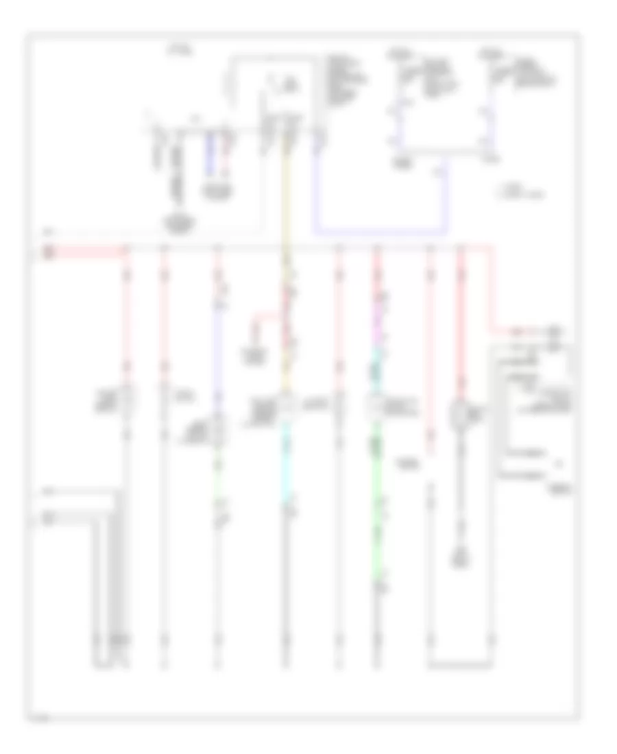 Instrument Illumination Wiring Diagram (2 of 2) for Infiniti Q50 Hybrid Premium 2014