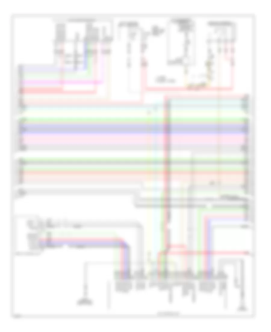 Navigation Wiring Diagram 5 of 7 for Infiniti Q50 Hybrid Premium 2014