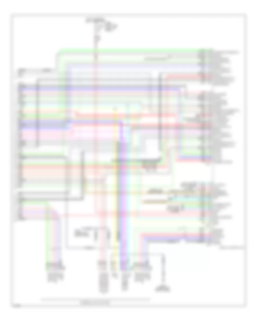 Navigation Wiring Diagram 7 of 7 for Infiniti Q50 Hybrid Premium 2014
