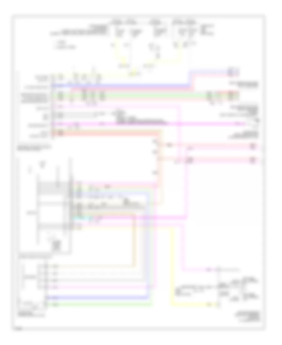 Power Windows Wiring Diagram 1 of 2 for Infiniti Q50 Hybrid Premium 2014