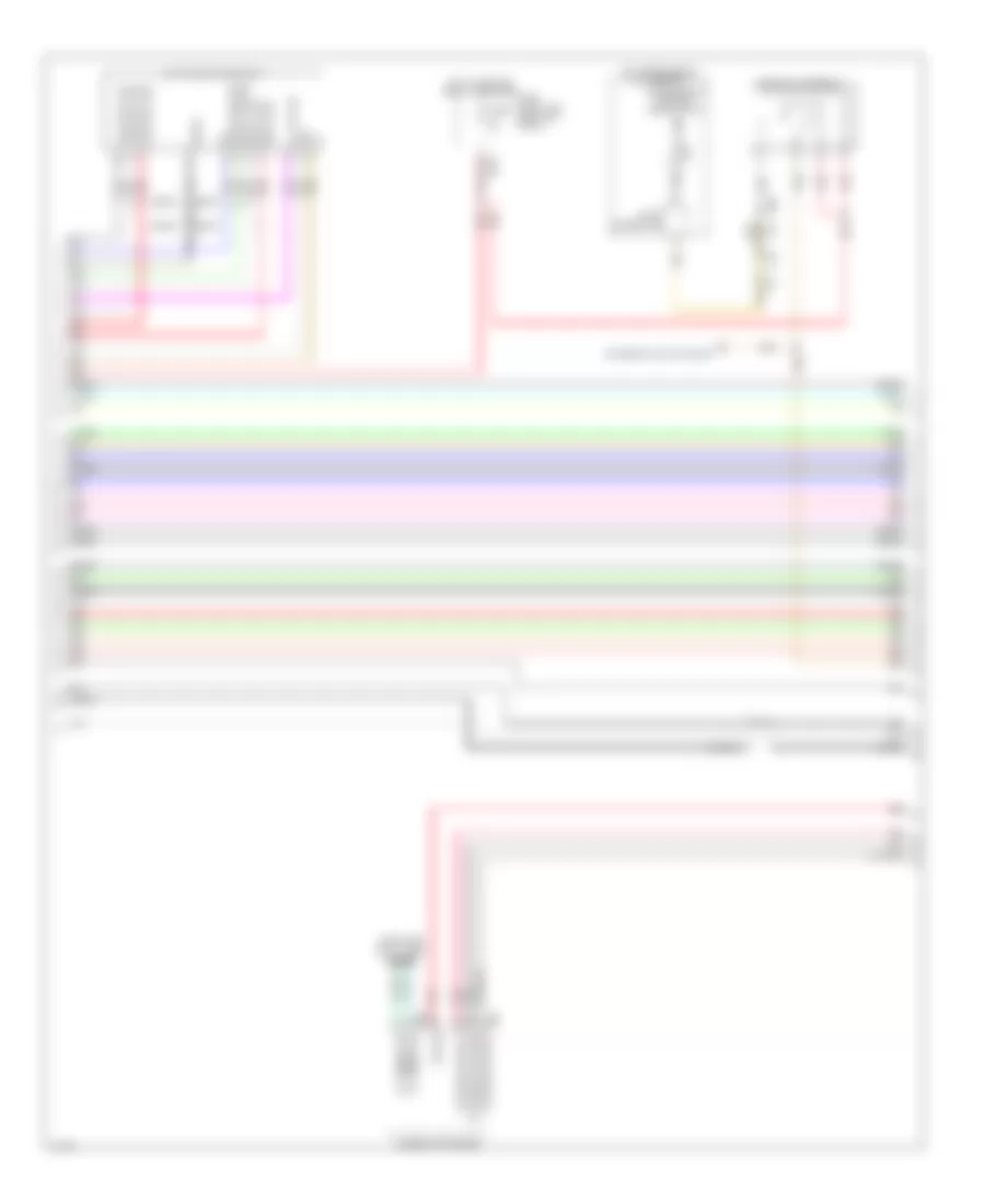 Radio Wiring Diagram, Base (3 of 5) for Infiniti Q50 Hybrid Premium 2014