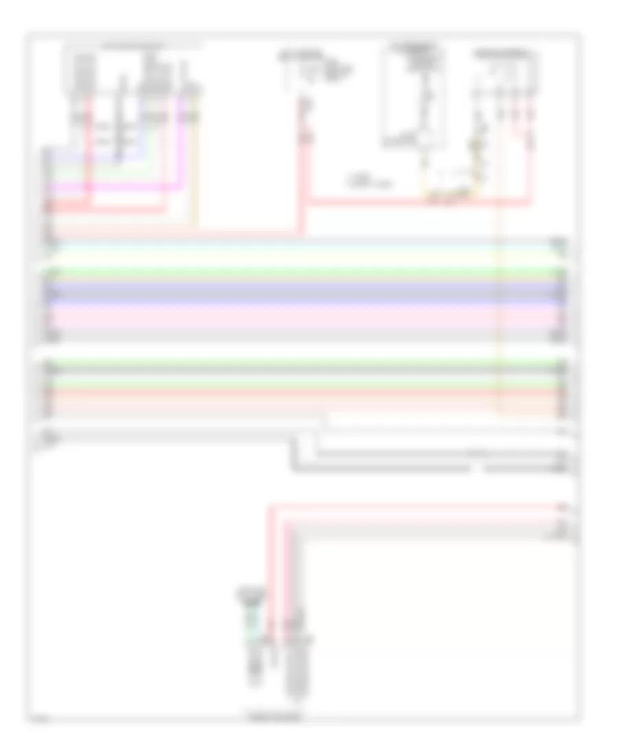 Radio Wiring Diagram, Bose without Navigation (5 of 7) for Infiniti Q50 Hybrid Premium 2014