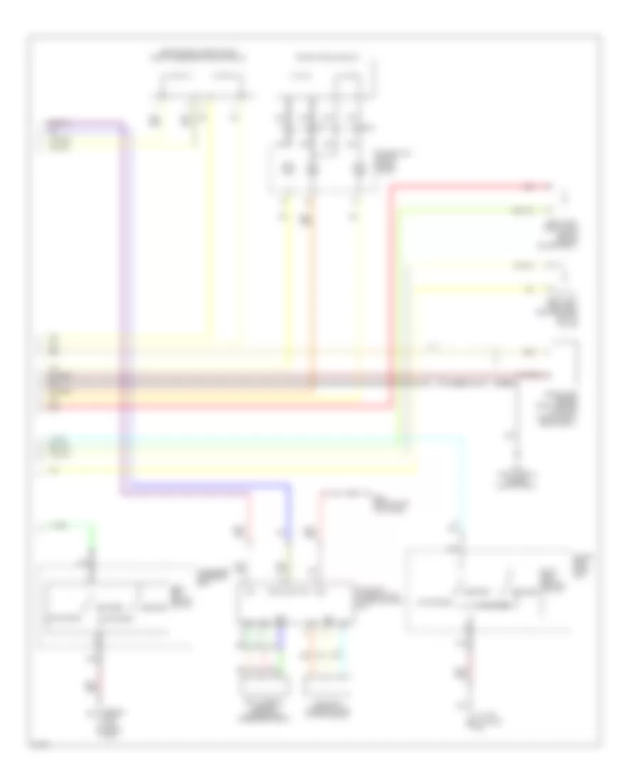 Supplemental Restraints Wiring Diagram 2 of 2 for Infiniti M35 2009