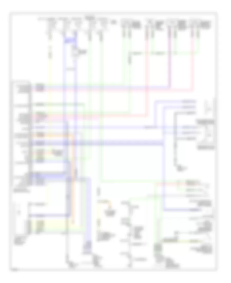 Automatic AC Wiring Diagram for Infiniti QX4 1999