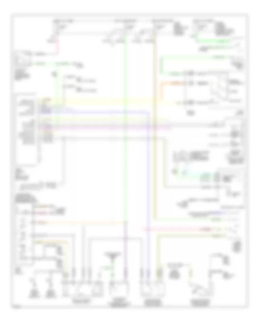 Cruise Control Wiring Diagram for Infiniti QX4 1999