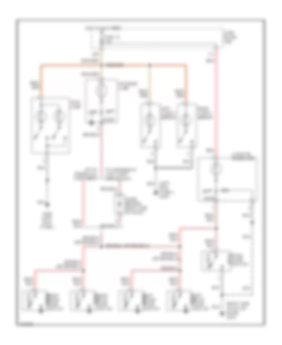Courtesy Lamps Wiring Diagram for Infiniti QX4 1999