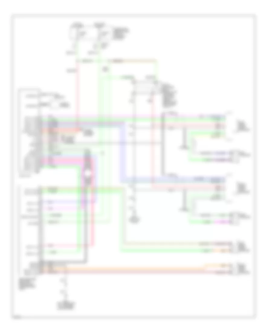 Radio Wiring Diagrams for Infiniti QX4 1999