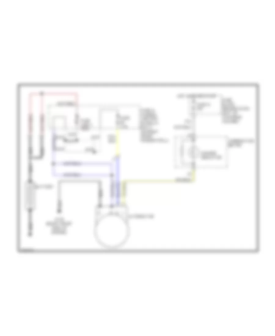 Charging Wiring Diagram for Infiniti QX4 1999