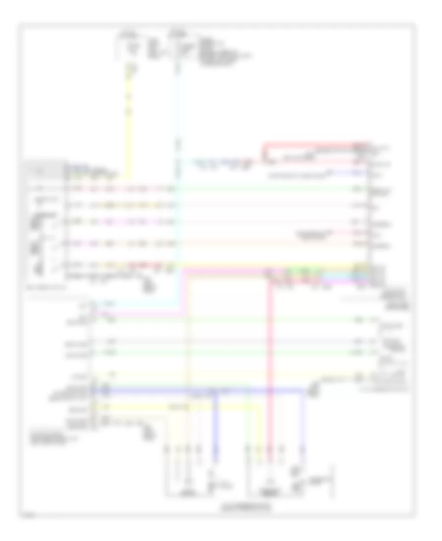 Memory Power Tilt  Power Telescopic Wiring Diagram for Infiniti Q50 Hybrid Sport 2014