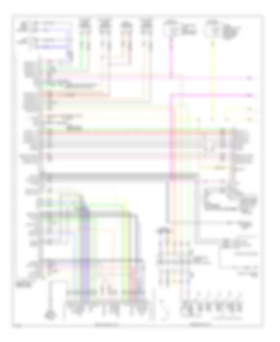 Base Radio Wiring Diagram 1 of 2 for Infiniti M45 2009