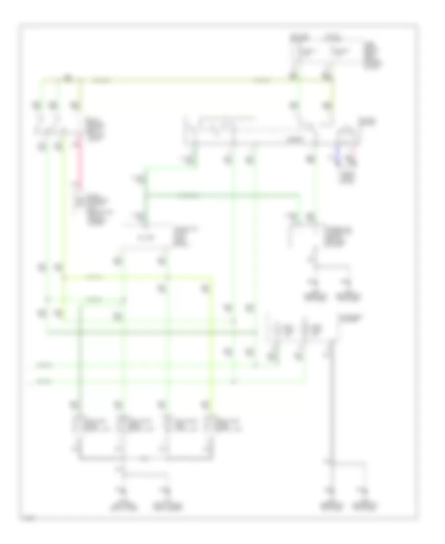 Exterior Lamps Wiring Diagram 2 of 2 for Infiniti G20 t 2000