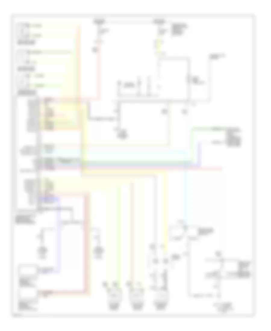 Supplemental Restraint Wiring Diagram for Infiniti G20 t 2000