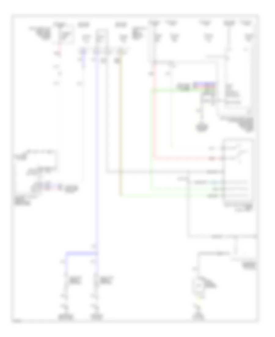 Defoggers Wiring Diagram for Infiniti M45 x 2009