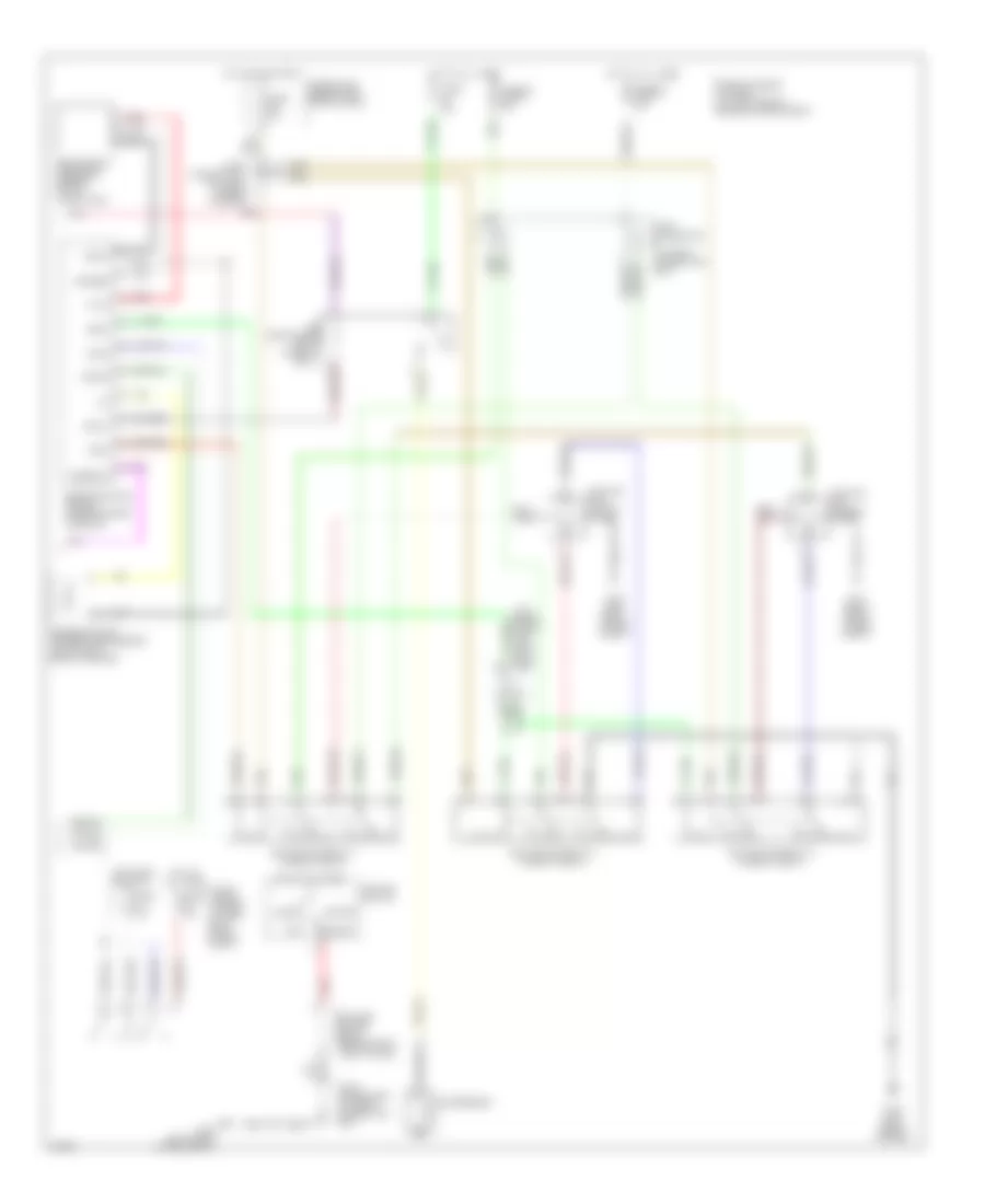 Automatic AC Wiring Diagram (2 of 2) for Infiniti I30 2000
