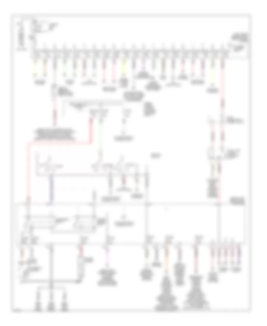 Power Distribution Wiring Diagram 1 of 2 for Infiniti I30 2000