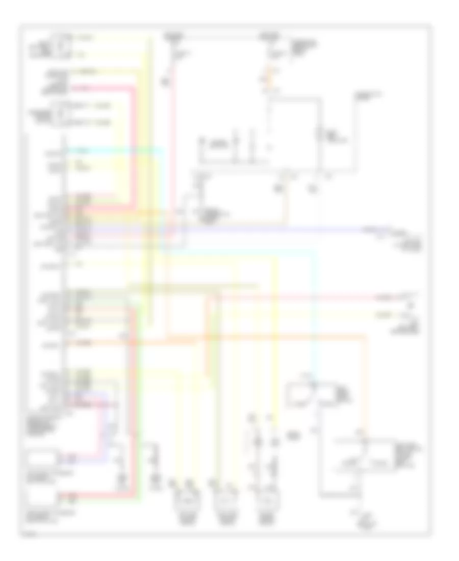 Supplemental Restraint Wiring Diagram for Infiniti I30 2000