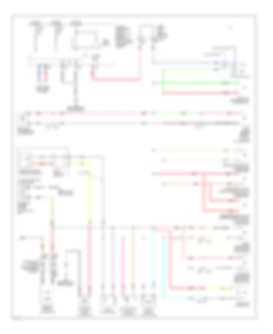 Instrument Illumination Wiring Diagram Convertible 2 of 2 for Infiniti Q60 2014