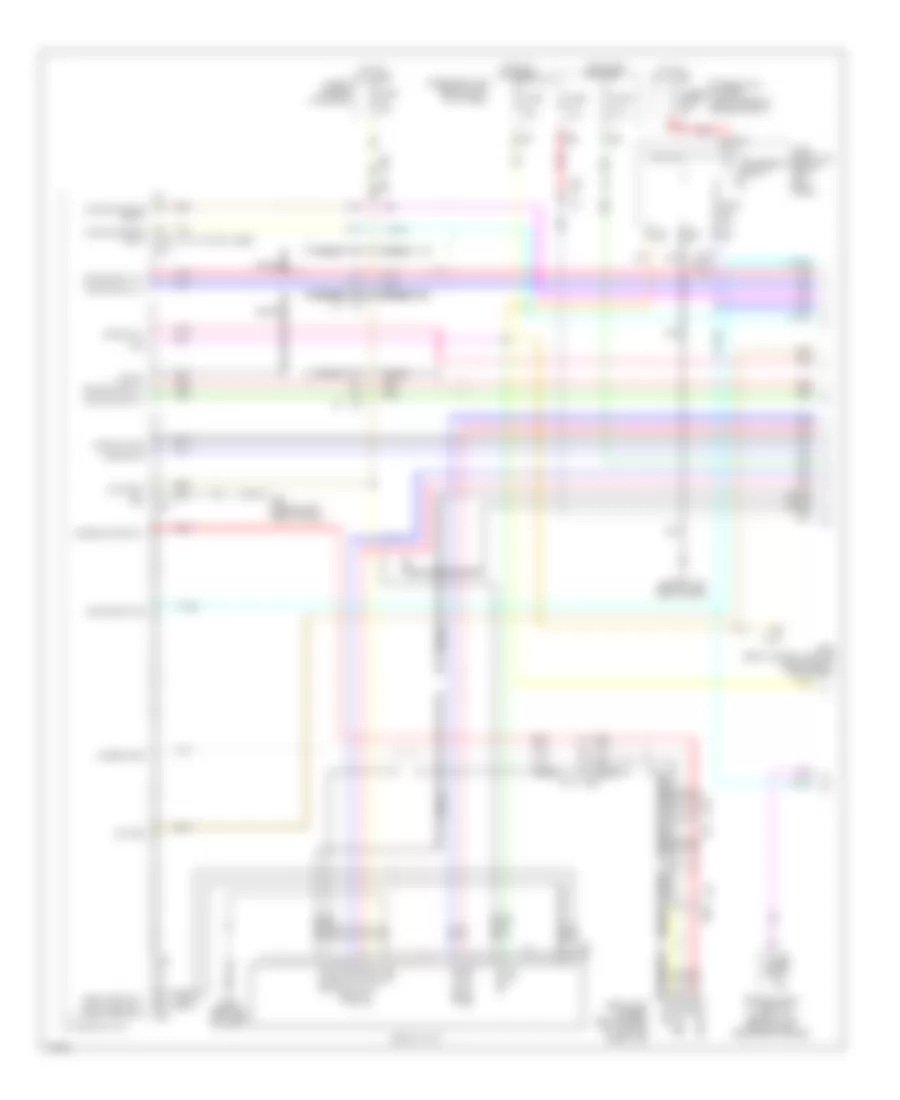 Navigation Wiring Diagram Convertible 1 of 4 for Infiniti Q60 2014