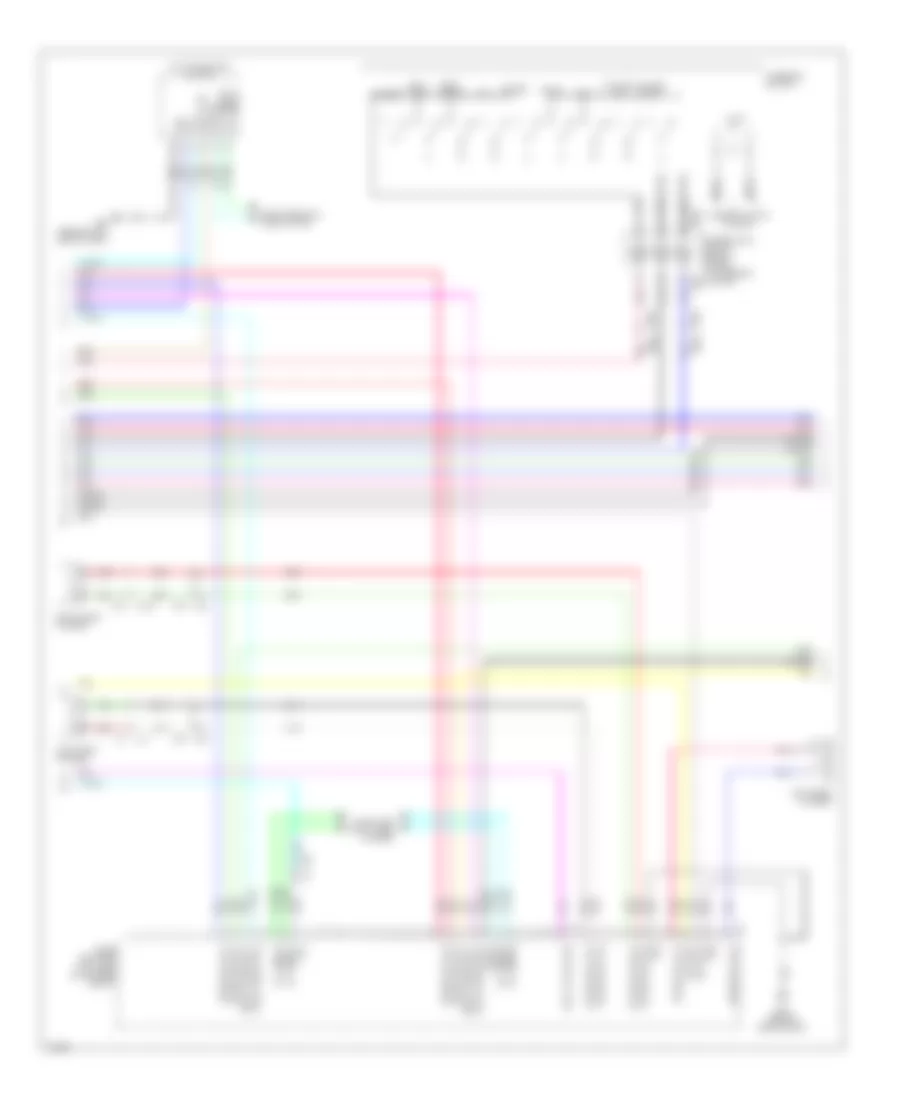 Navigation Wiring Diagram Convertible 2 of 4 for Infiniti Q60 2014