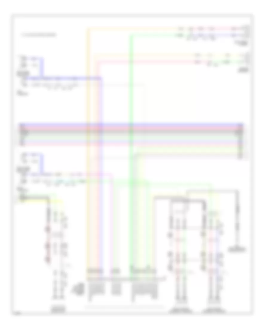 Navigation Wiring Diagram, Convertible (3 of 4) for Infiniti Q60 2014