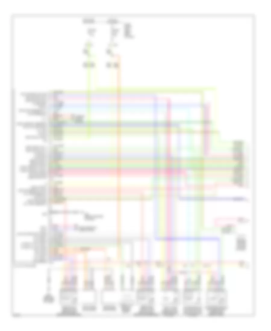 Электросхема кондиционера (1 из 3) для Infiniti QX56 2009