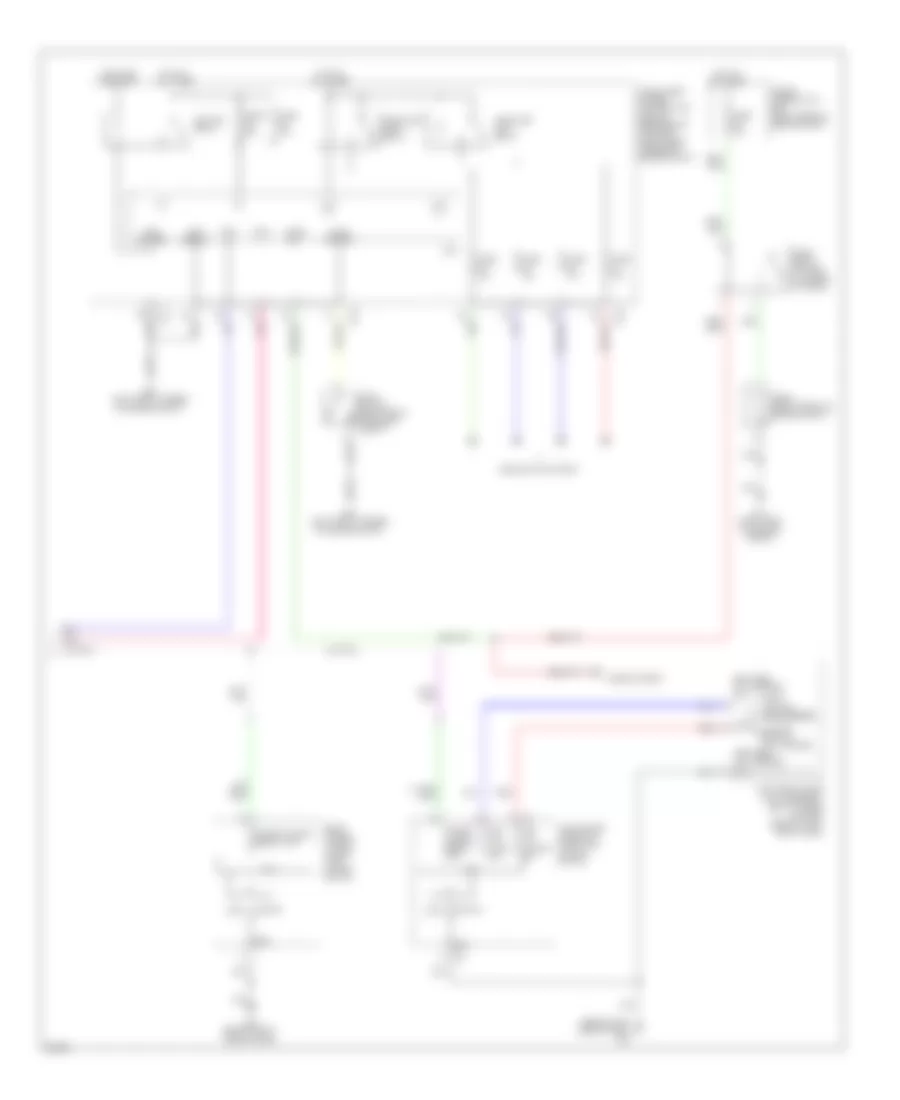 Forced Entry Wiring Diagram (2 of 2) for Infiniti QX56 2009