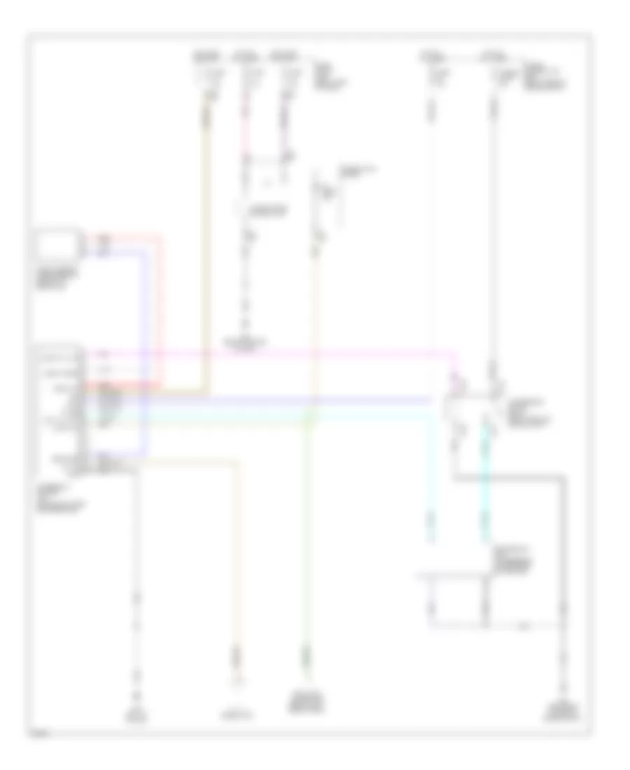 Electronic Suspension Wiring Diagram for Infiniti QX56 2009