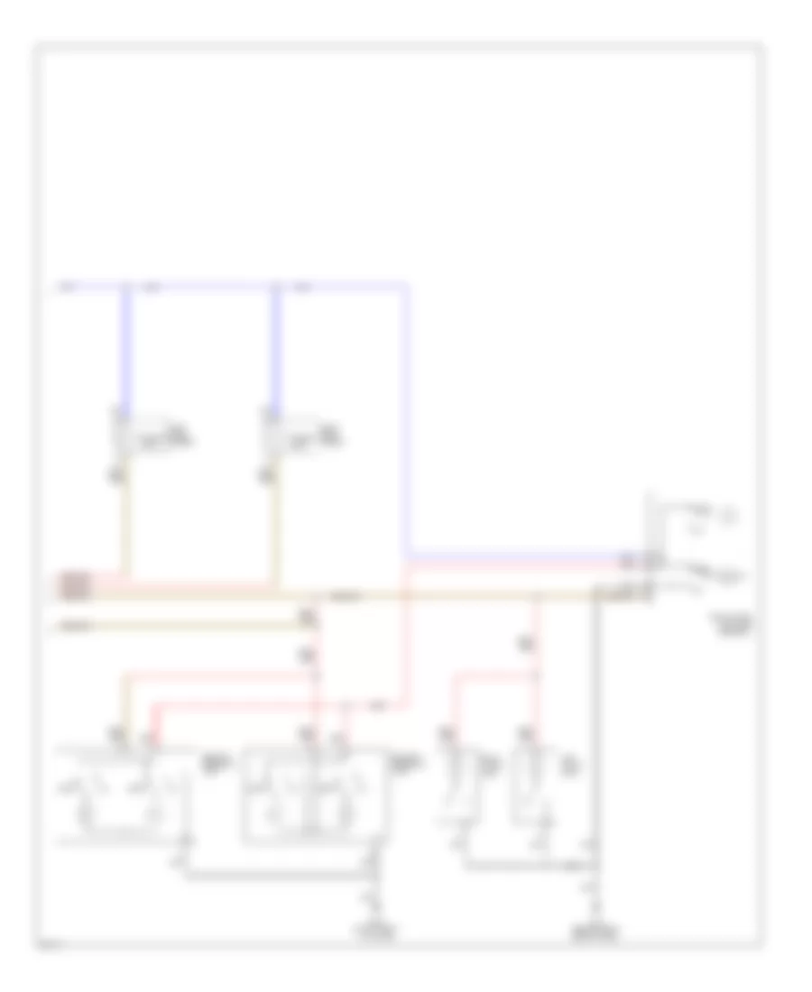 Courtesy Lamps Wiring Diagram (2 of 2) for Infiniti QX56 2009